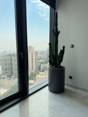 گلدان فایبرگلاس لوکس و مقاوم در برابر رطوبت