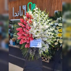 تاج گل ترحیم یک طبقه باران