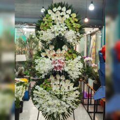 تاج گل ترحیم سه طبقه نفس