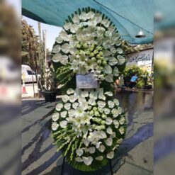 تاج گل ترحیم دوطبقه بهانه