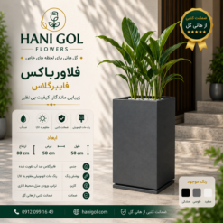 فلاورباکس فایبرگلاس ابعاد:50×50×80 با ضمانت کتبی تعویض