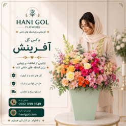 باکس گل تبریک آفرینش